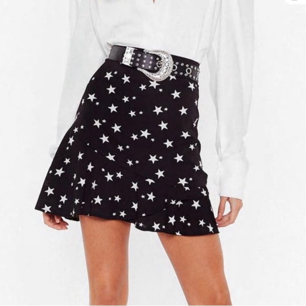 Nasty Gal Starry Night Mini Skirt